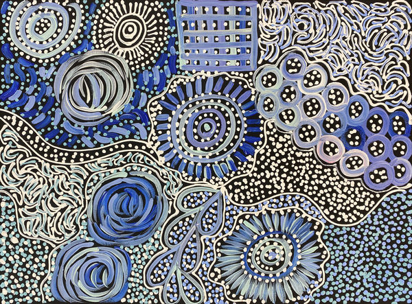 Janet Golder Kngwarreye - My Country by Janet Golder Kngwarreye, 2024