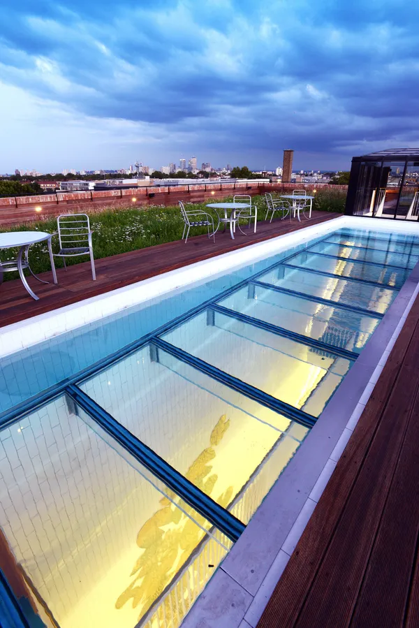 Wallpiece Through Pool S