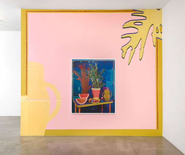 Installation view of Daniel Gordon: Selective Color at M+B, 2017