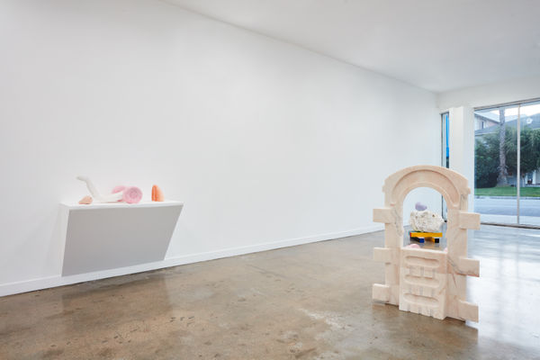 Installation view of Nevine Mahmoud: foreplay II at M+B Doheny, December, 2021 - January 22, 2022