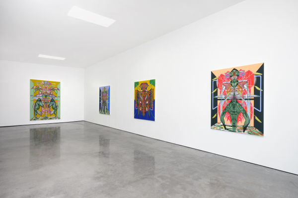 Installation view of Nevena Prijic: Skin of the Sun at M+B Doheny, 2022