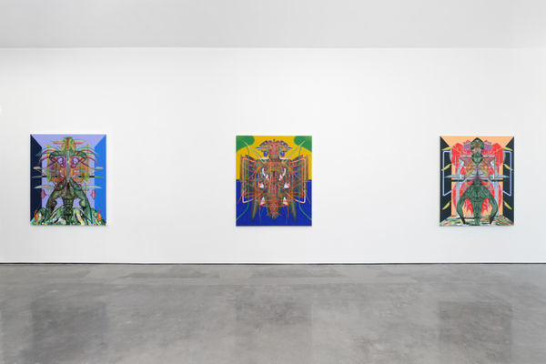 Installation view of Nevena Prijic: Skin of the Sun at M+B Doheny, 2022
