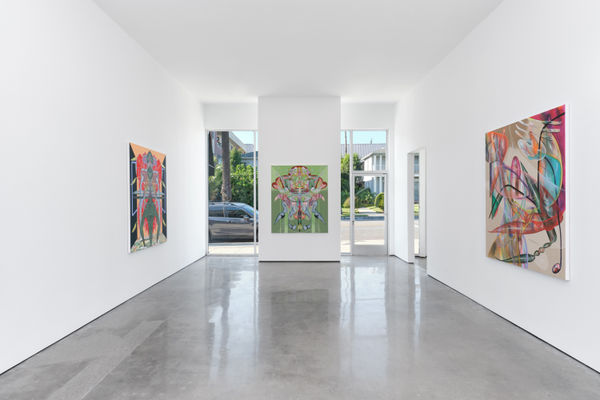 Installation view of Nevena Prijic: Skin of the Sun at M+B Doheny, 2022