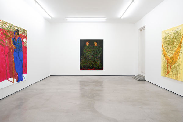 Installation view of Pedro Neves: Juri at M+B, Los Angeles