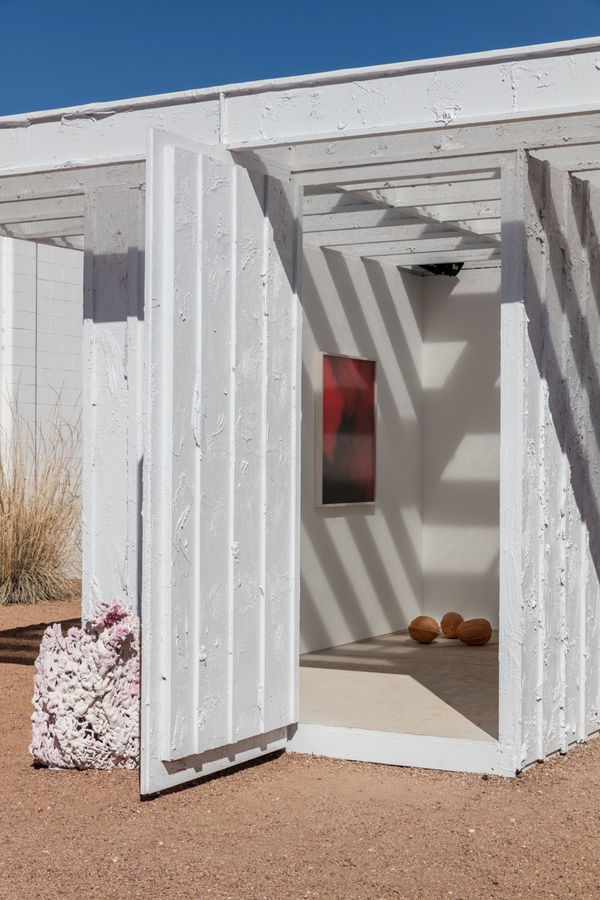 Installation view of Whitney Hubbs: After Effects, Ballroom Marfa, 2016