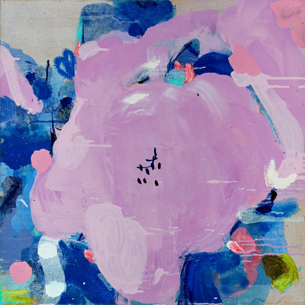 Fleur &copy; Priscilla Heine 2020, oil on linen 24" x 24" inches