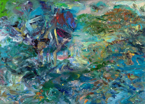 Lucaria © Ashley Garrett 2021 oil on canvas 10" X 14" inches