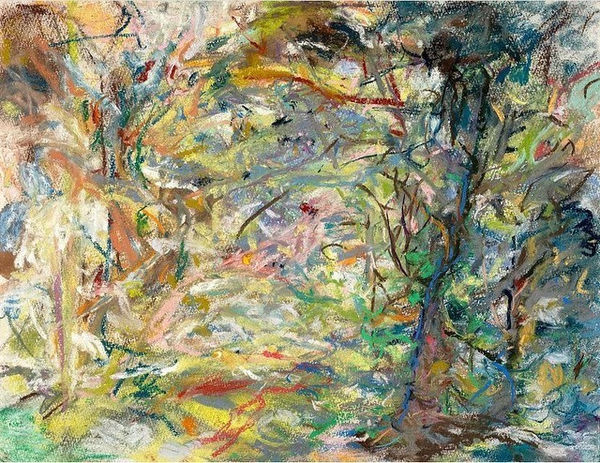 Eidolon © Ashley Garrett 2021 colored pencil and pastel on paper 10 X 14 Inches