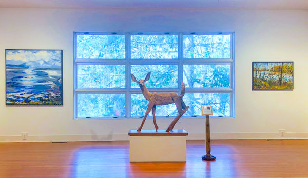 Forest Bathing Installation With John Lyon Paul Sculpture