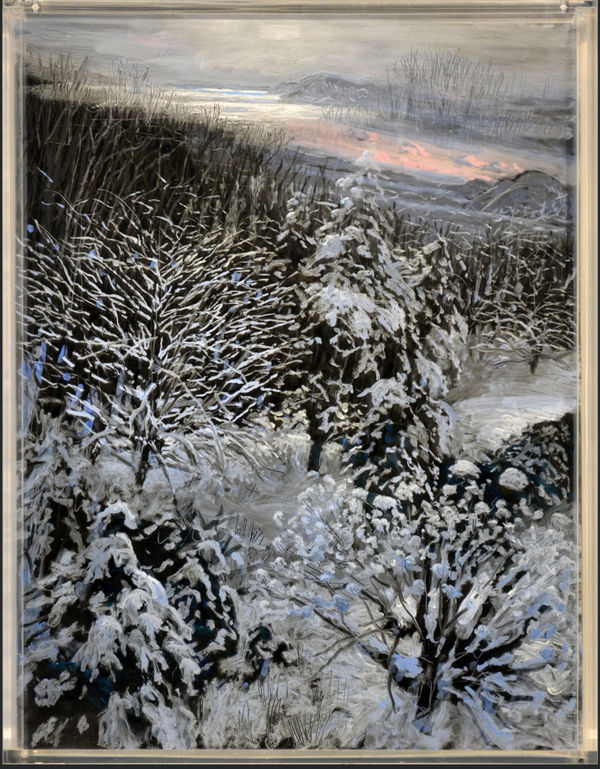 Snowy Evening Under Snowy Morning © Martin Weinstein 2021