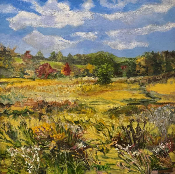 Anne Leith | Saugerties Meadow | 2025 | oil on panel | 24 X 24 In