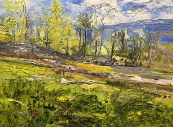 Anne Leith | Opus 40 | 2025 | oil on board | 48 x 48 in