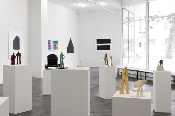 Background Simone Fattal Sculptures And Paintings 2015 Karma International Zurich 2