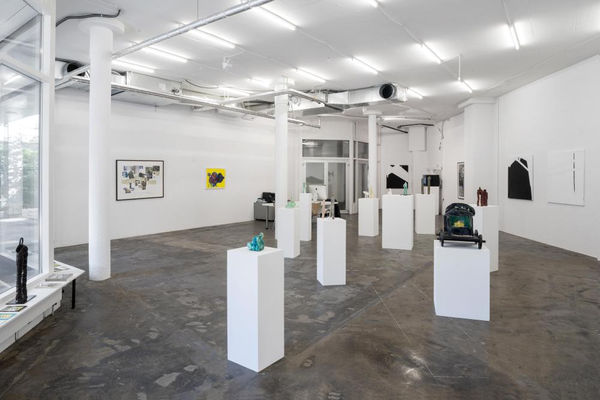 Simone Fattal Sculptures And Paintings 2015 Karma International Zurich 1