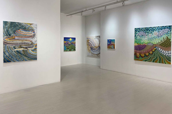 'In The Belly of The Valley', installation view
