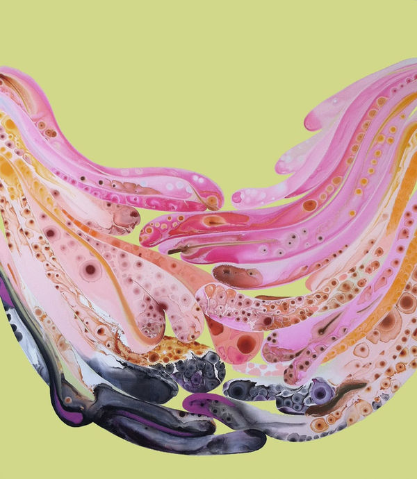 In Limbo 2012 Acrylic on canvas 96 x 84 inches