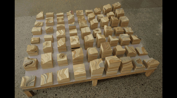 Alberto Alejandro Rodriguez Descriptive Memory, 2018 Recycled Paper 152.4 x 243.8 x 30.5 cm