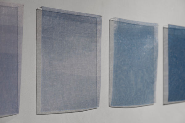 Camille Truyffaut Eponger la mer avec un mouchoir de poche, 2021 21,5 x 20,5 cm per work 4 unique works