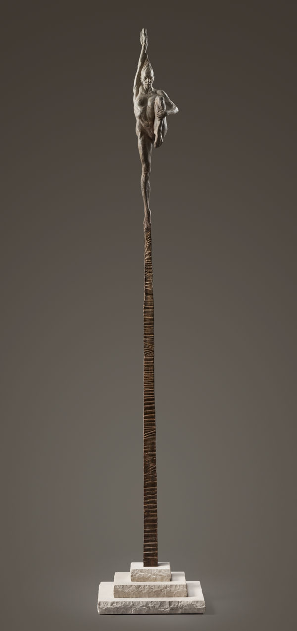 Richard MacDonald, Contemporary Nude Spire I Column - Verity , 2012