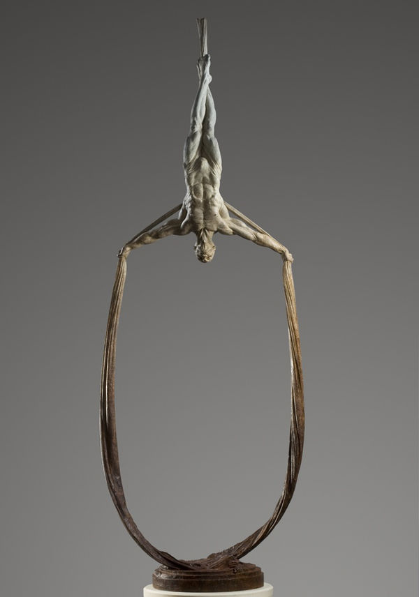 Richard MacDonald Transcendance, Heroic, 2008 Bronze 130" x 43" x 28"