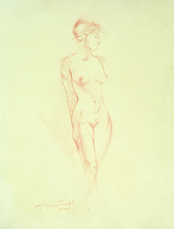 Richard MacDonald, Crystal as Young Woman, Archival Print