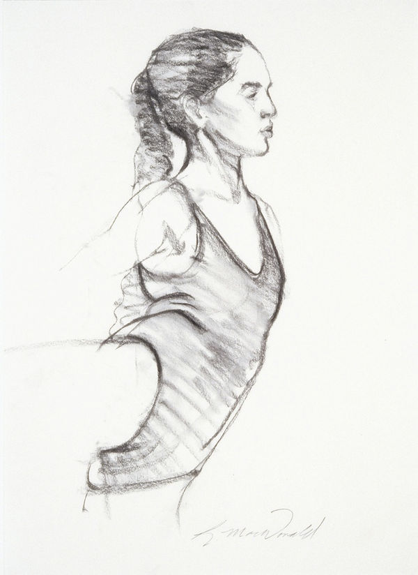 Richard MacDonald, Study of Young Ballerina, Erin II, Archival Print