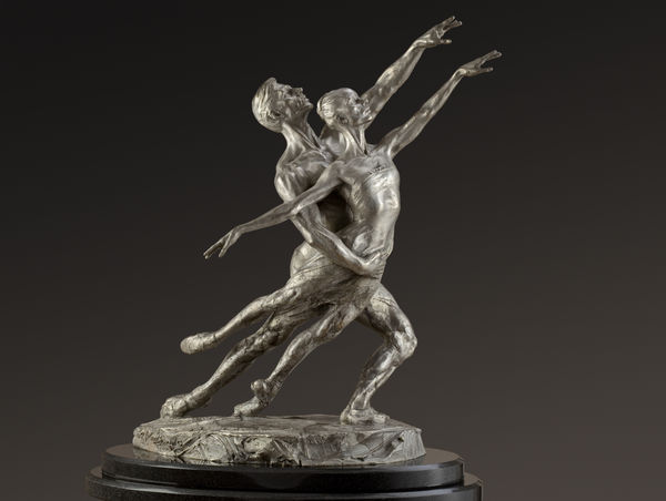 Richard MacDonald, Pas De Deux Elegance, Platinum, Artist Proof, 2009