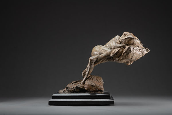 Richard MacDonald Pillows, 1996 Bronze 11.5" x 14.5" x 15"