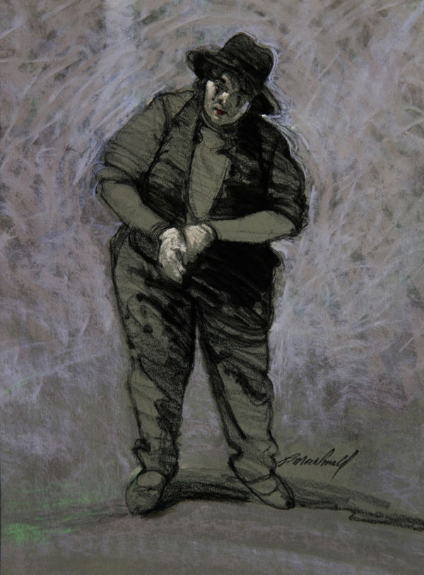 Richard MacDonald, White Gloves, Archival Print