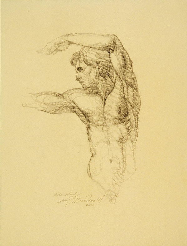 Richard MacDonald, Male Study II, Archival Print