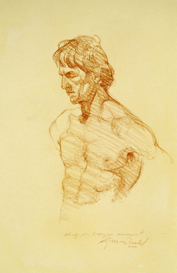 Richard MacDonald, Study for Nureyev Monument, Archival Print