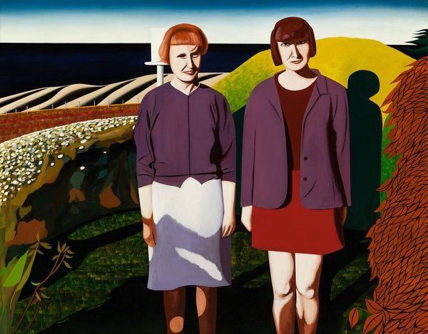 Jeffreyharris Motheranddaughteratokainsbay 1996 2015 Privatecollectionchristchurch