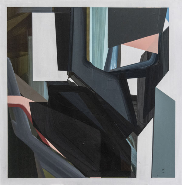 Break Block Build 2 Oil On Board 2021 Crop