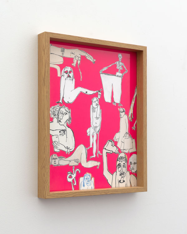 Folk Ink And Pencil 375 X 295 Mm