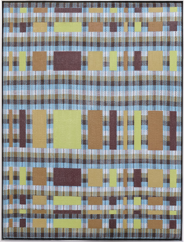 21 0 Tia Ansell 2021 Mona Acrylic On Cotton And Wool Weaving