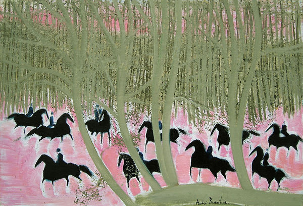 André Brasilier, Cavalcade en forêt