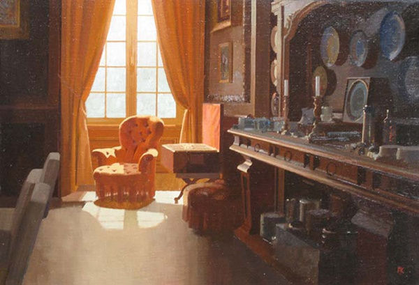 Peter Kelly, Red Curtains, Château de Champ de Bataille, Normandy