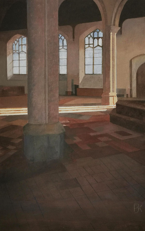 Peter Kelly, Sunlight in Blythburgh Church, Suffolk