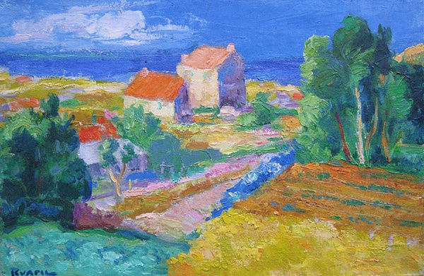 Charles Kvapil, Paysage Méditerranéen