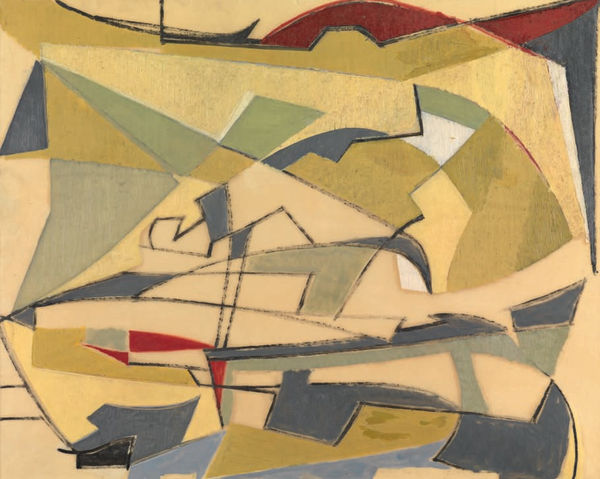 Othello Radou Study for Harmonie en vert et gris