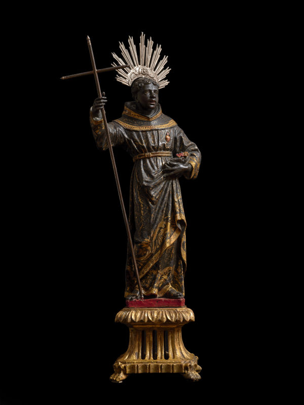 SAINT BENEDICT OF PALERMO, Unidentified artist, Brazil, 18th Century