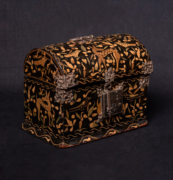 BARNIZ DE PASTO, CHEST, Colombia, 17th Century