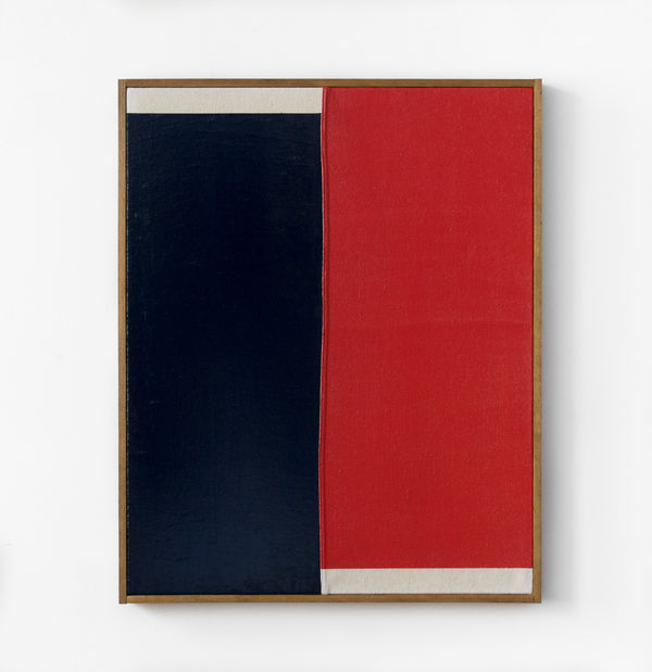 JOHHNY ABRAHAMS Black / Red #1, 2019 Acrylic on canvas 79 x 63.5 cm