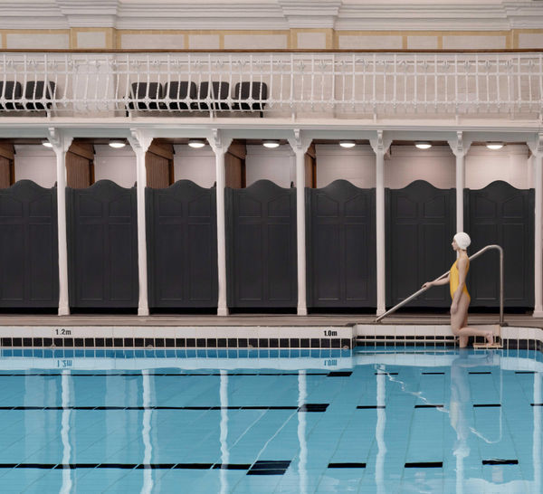 Soo Burnell, poolside III