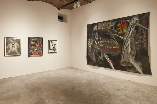 Exhibition Installation of "Graphic Resistance" at MoMA PS1, Jun 3–Sep 9, 2018