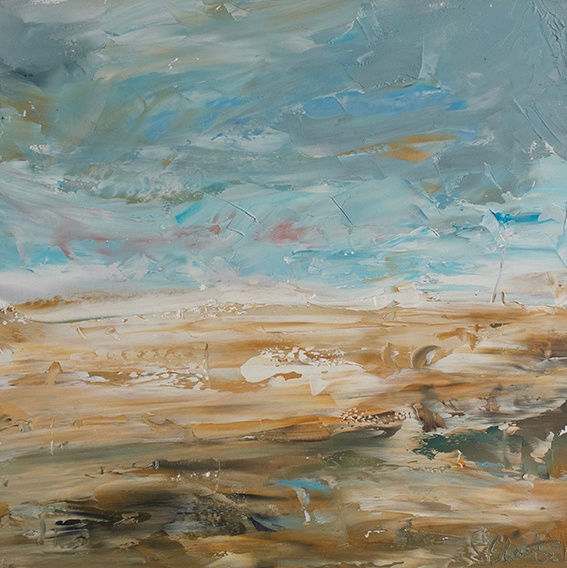 Seascape Oil painting by artist Stephen Charlton