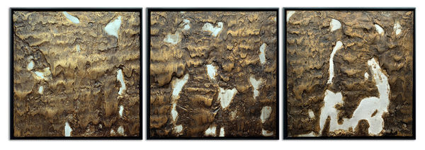 Resin and oil painting on aluminium plate. Ebb and flow series of contemporary art by Stephen Charlton