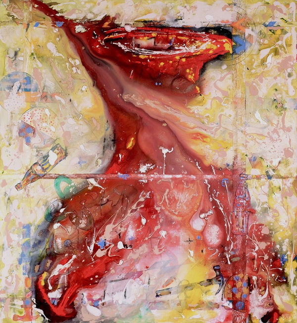 Tempest Mixed media on canvas, 122 x 162 cm 2014