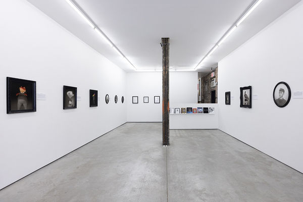 installation photo of travis louie exhibition