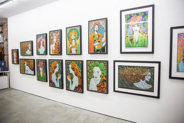 Installation shot of Chuck Sperry exhibition "Helikon"